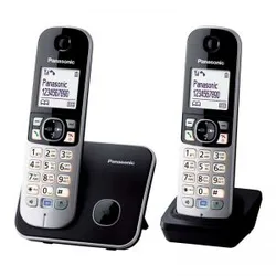טלפון אלחוטי+ שלוחה אחת פנסוניק Panasonic דגם KXTG6812MBB