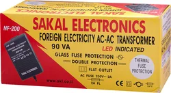 ממיר מתח\טרפו 110V-220V הספק 90VA סקל אלקטרוניקה