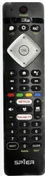 שלט חליפי למסכי LCD LED מסוג PHILIPS. סקל אלקטרוניקה