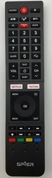 שלט חליפי למסכי LCD\LED מסוג TOSHIBA. סקל אלקטרוניקה